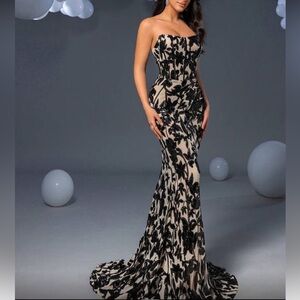 Luxe party prom wedding sequins tube dress